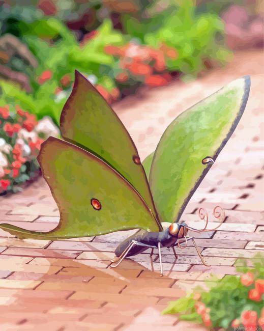 Moon moth bug painting by numbers.jpeg