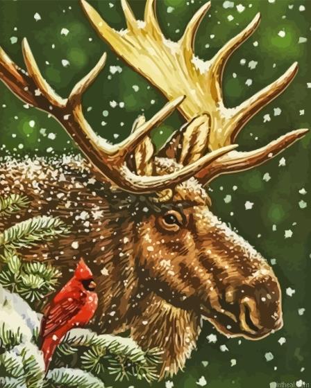 Moose in winter painting by numbers.jpeg
