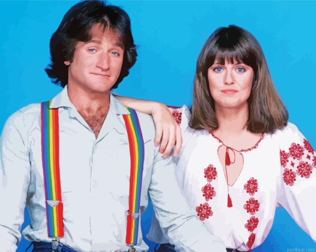 Mork and mindy series character painting by numbers.jpeg