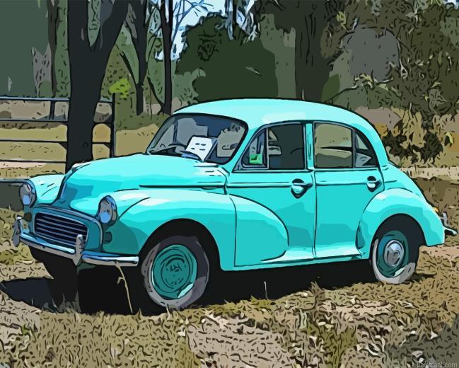 Morris minor car painting by numbers.jpeg