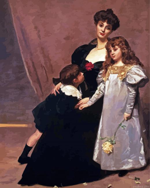 Mother and children carolus duran painting by numbers.jpeg