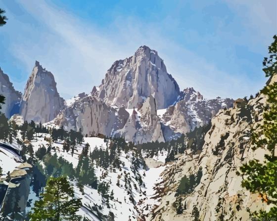 Mount whitney in california painting by numbers.jpeg