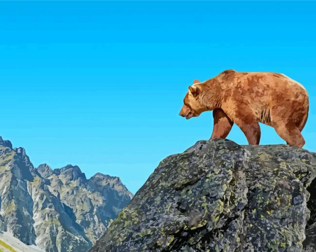 Mountain bear painting by numbers.jpeg