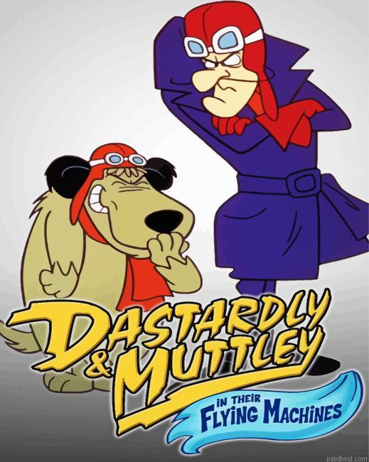 Muttley and dastardly painting by numbers.jpeg
