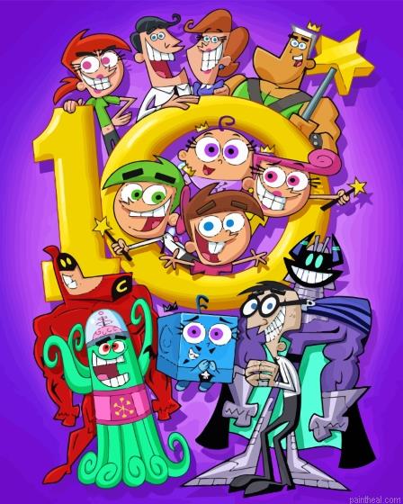 My godparents are magic cartoon painting by numbers.jpeg