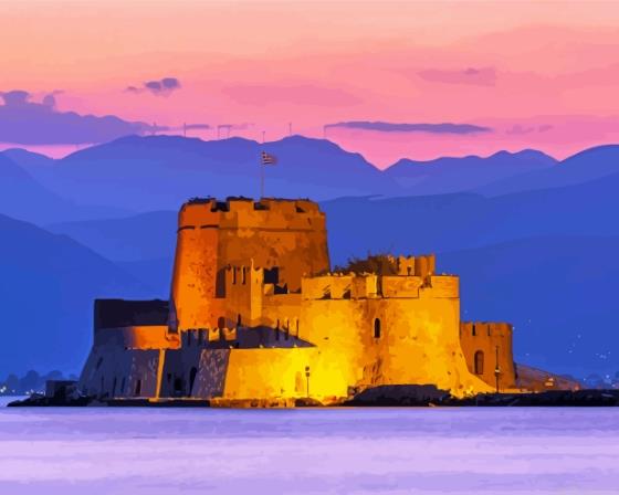 Nafplion bourtzi castle painting by numbers.jpeg