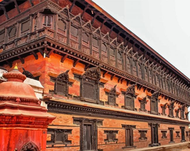 Nepal bhaktapur 55 window palace painting by numbers.jpeg