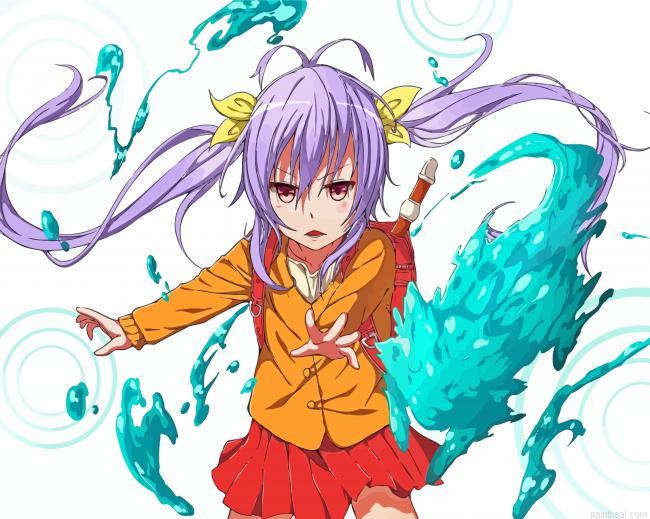 Non non biyori renge character painting by numbers.jpeg