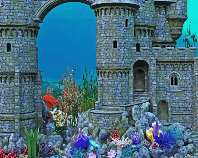 Old castle under the sea painting by numbers.jpeg
