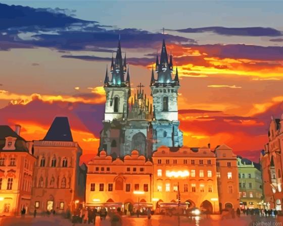 Old town square prague by night painting by numbers.jpeg