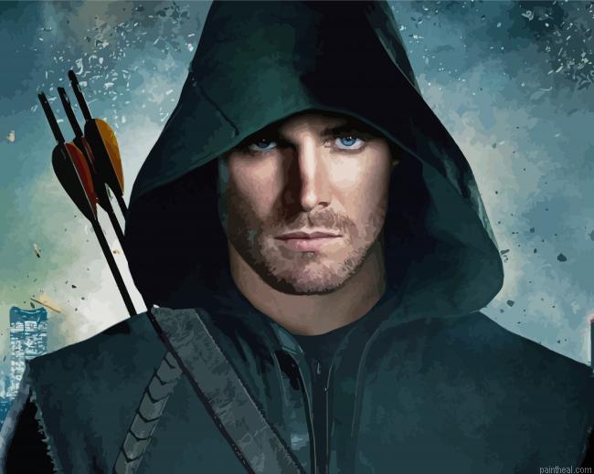 Oliver queen character painting by numbers.jpeg