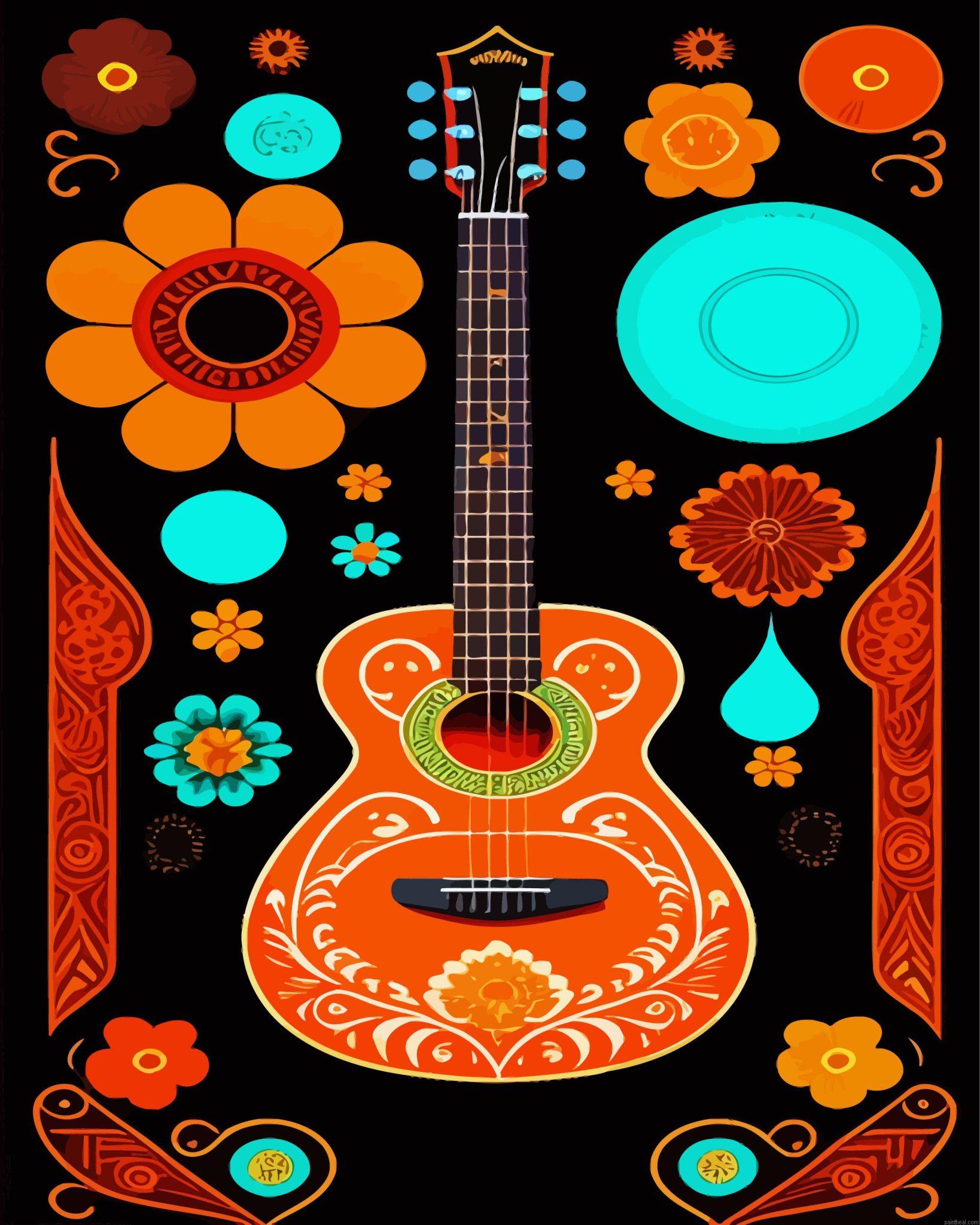 Orange guitar painting by numbers.jpeg