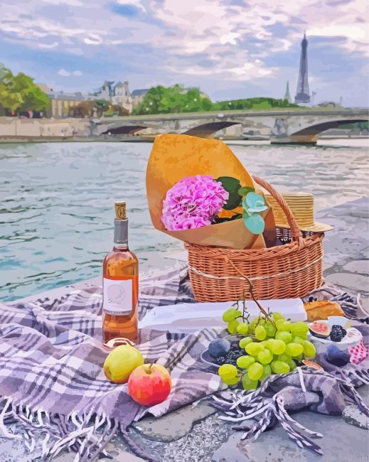 Picnic in paris france painting by numbers.jpeg