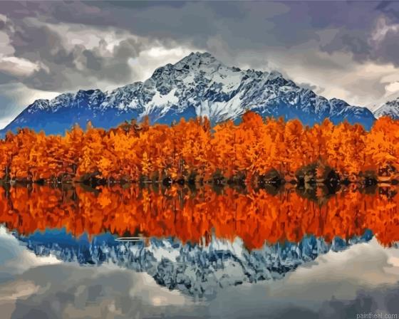 Pioneer peak fall landscape painting by numbers.jpeg