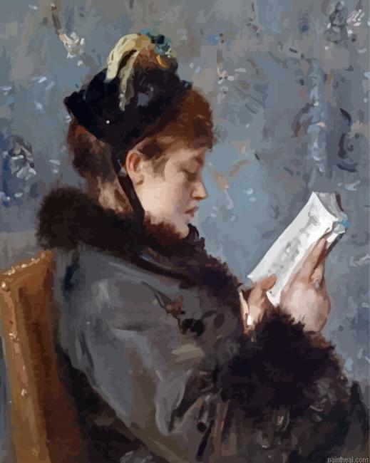 Portrait of a young lady by alfred stevens painting by numbers.jpeg