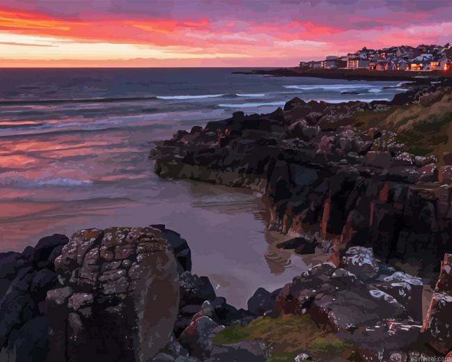 Portstewart sunset painting by numbers.jpeg