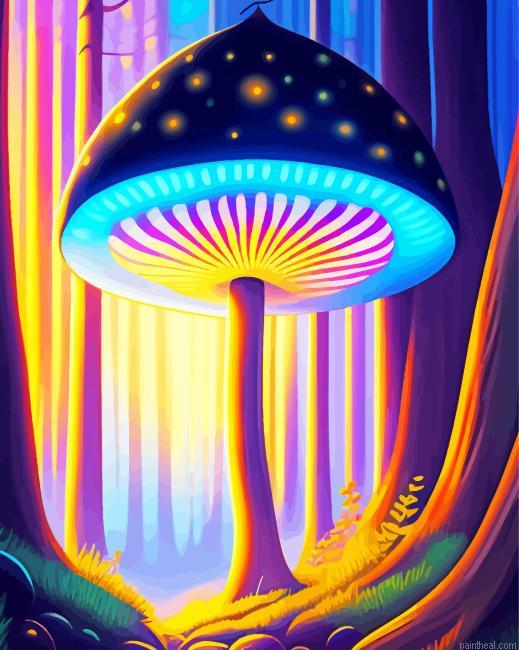 Psychedelic mushroom art painting by numbers.jpeg