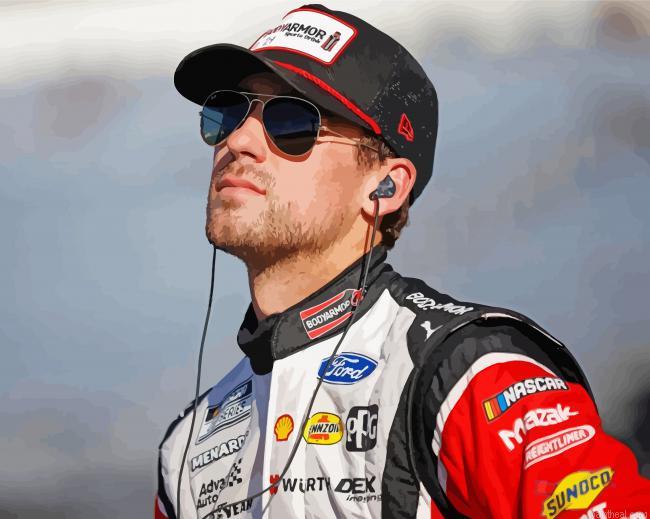 Race car driver ryan blaney painting by numbers.jpeg