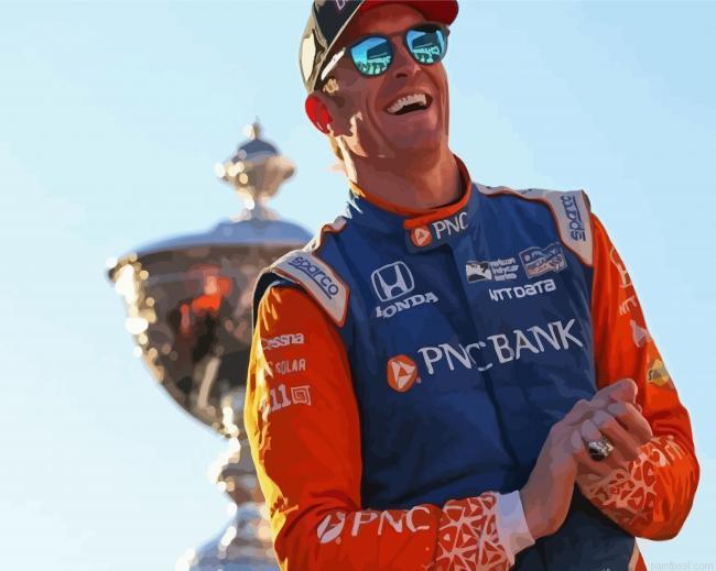 Racer scott dixon painting by numbers.jpeg