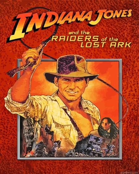 Raiders of the lost ark poster painting by numbers.jpeg