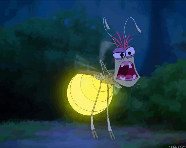 Ray the firefly princess and the frog painting by numbers.jpeg