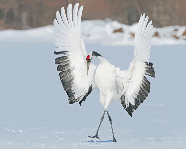 Red crowned crane painting by numbers.jpeg