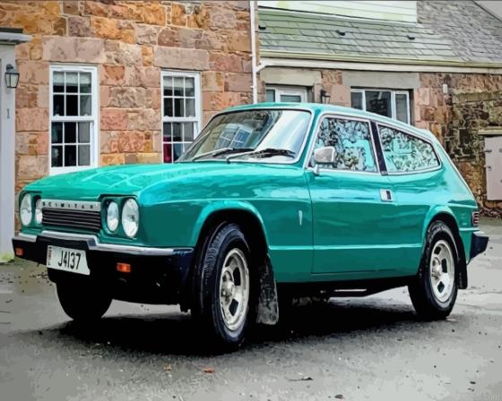 Reliant scimitar car painting by numbers.jpeg