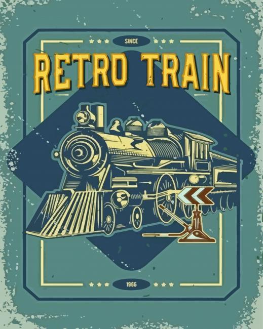 Retro train poster painting by numbers.jpeg