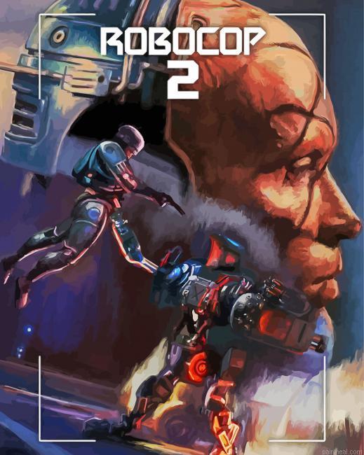 Robocop 2 science fiction movie painting by numbers.jpeg