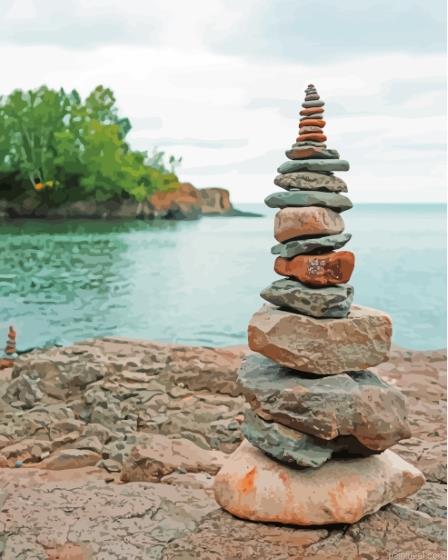 Rock stack lakeside painting by numbers.jpeg