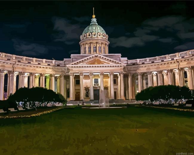 Russia kazan cathedral building painting by numbers.jpeg
