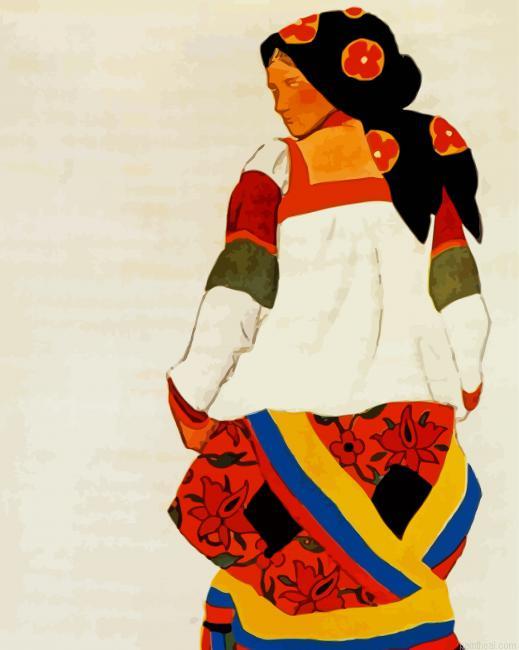 Russian peasant woman by leon bakst painting by numbers.jpeg