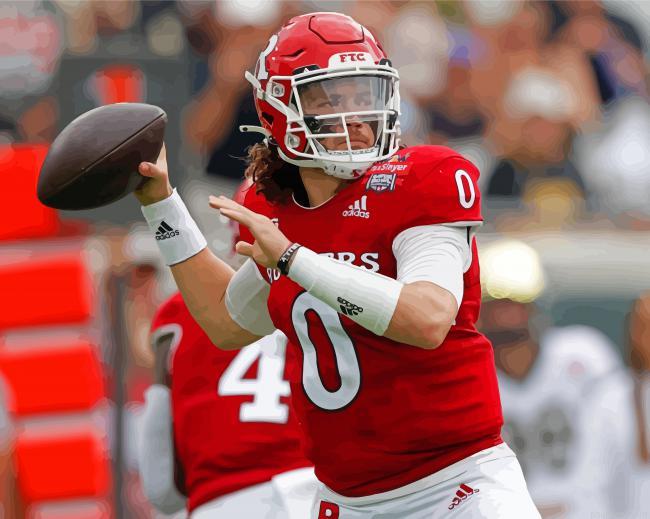 Rutgers scarlet knights team footballer painting by numbers.jpeg