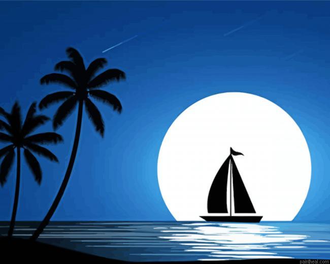 Sailboat during moonlight painting by numbers.jpeg