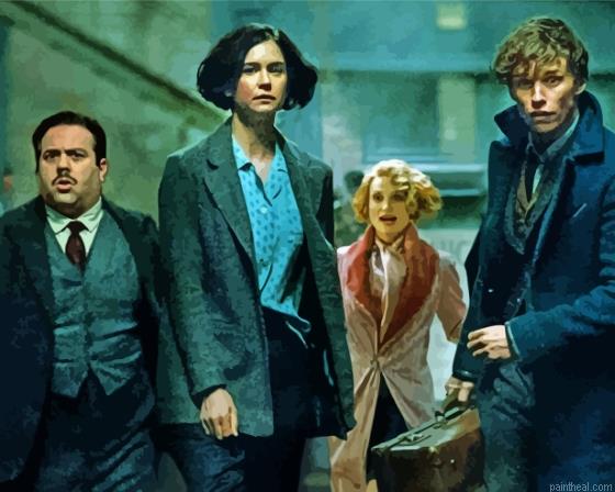 Secrets of dumbledore fantasy movie painting by numbers.jpeg
