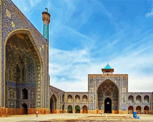 Shah mosque isfahan painting by numbers.jpeg