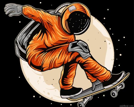 Skater astronaut painting by numbers.jpeg