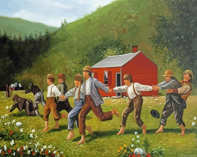 Snap the whip homer winslow painting by numbers.jpeg
