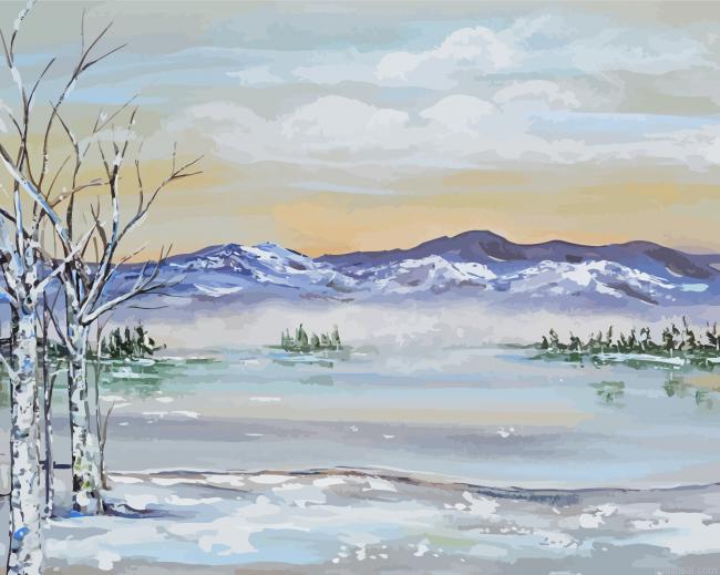 Snowy abstract countryside painting by numbers.jpeg