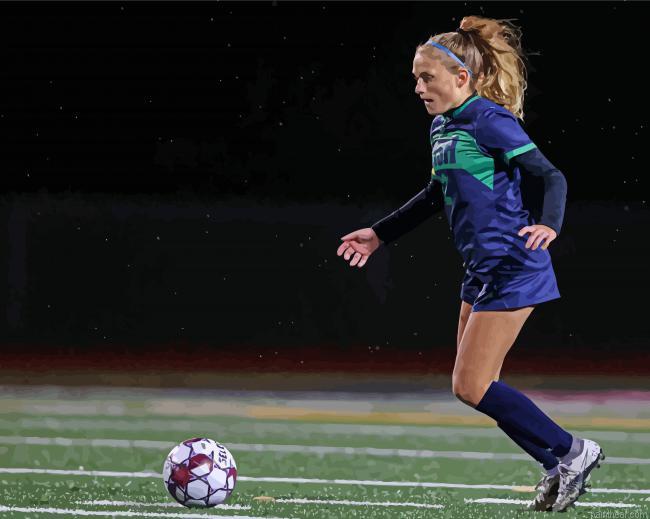 Soccer player girl painting by numbers.jpeg