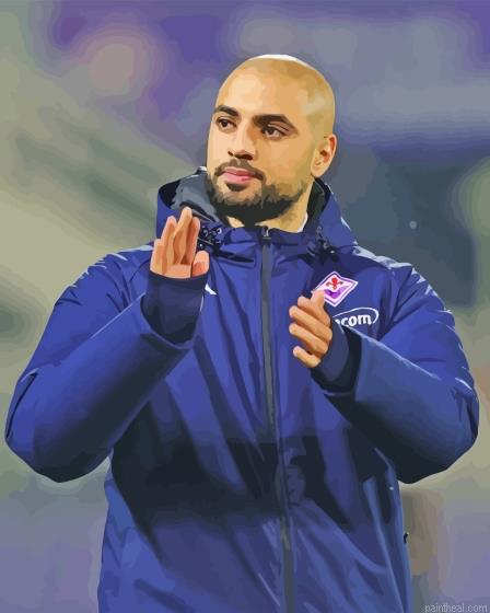 Sofyan amrabat footballer painting by numbers.jpeg