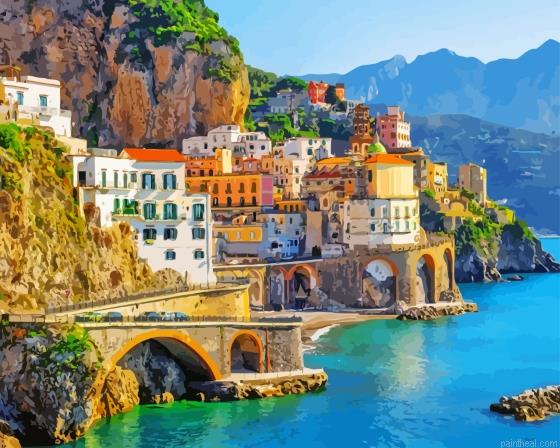 Sorrento town italy painting by numbers.jpeg