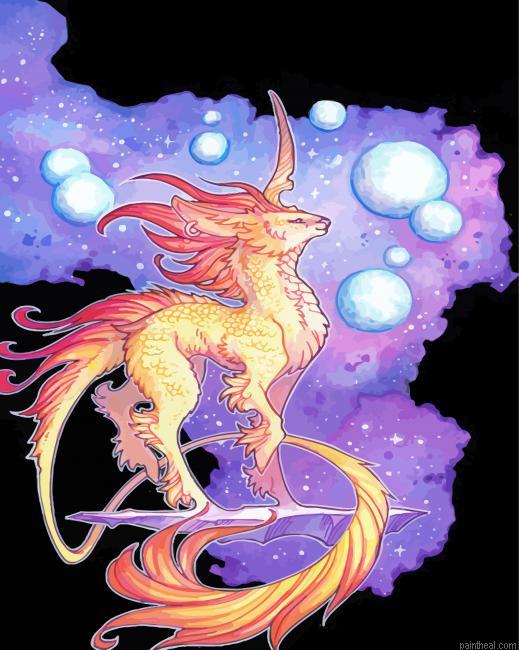 Space unicorn dragon painting by numbers.jpeg