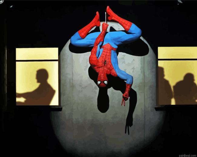 Spider man across the spider verse painting by numbers.jpeg