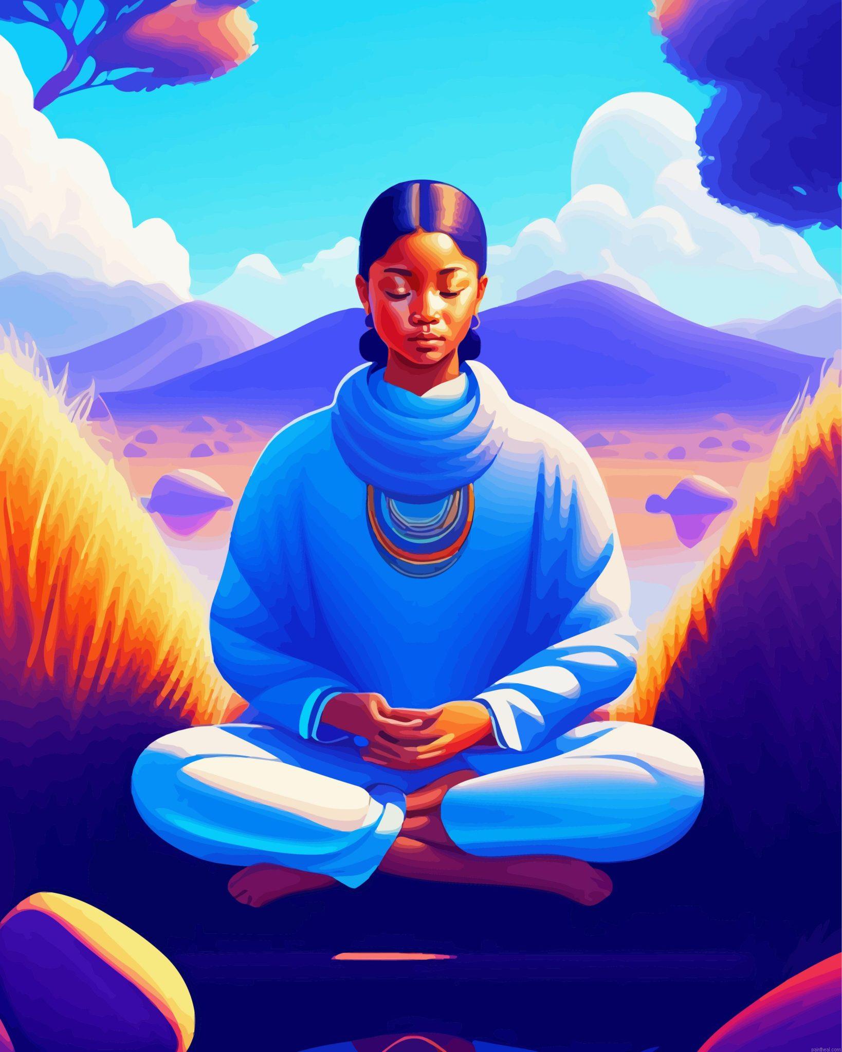 Spiritual lady meditation painting by numbers.jpeg