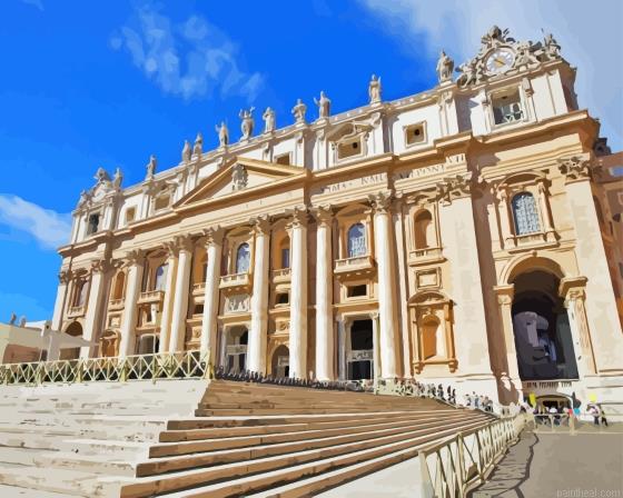 St peters basilica basilica di san pietro painting by numbers.jpeg