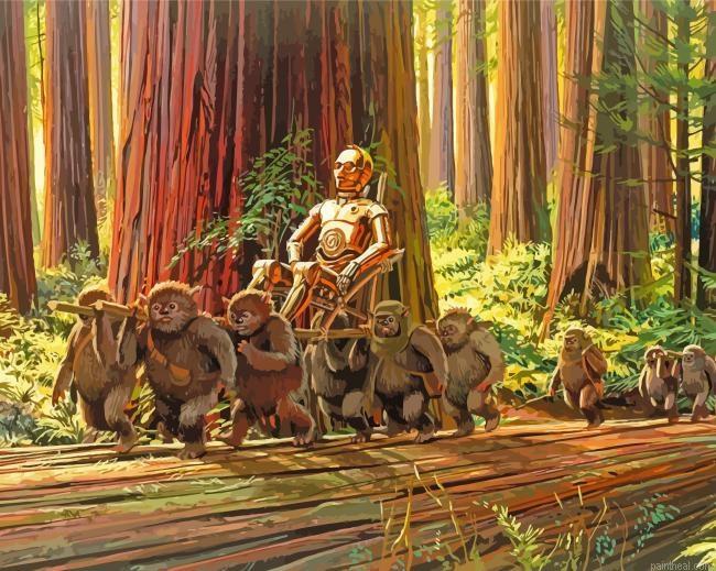 Star wars endor painting by numbers.jpeg