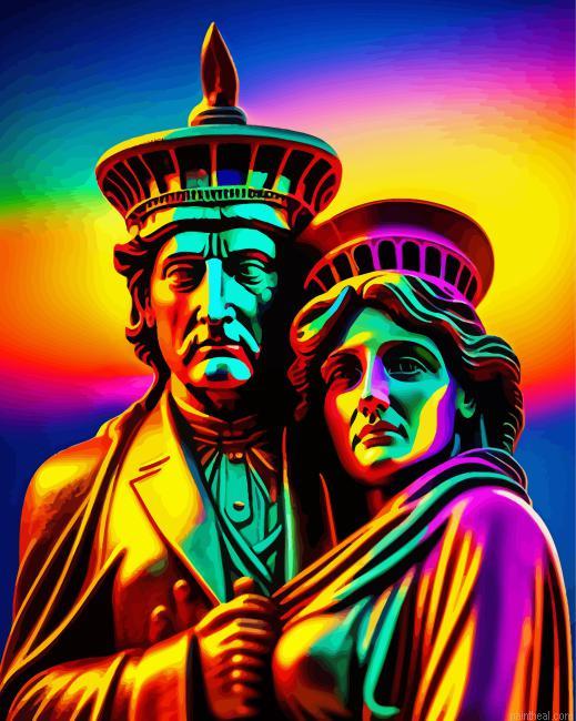 Statue of liberty couple painting by numbers.jpeg