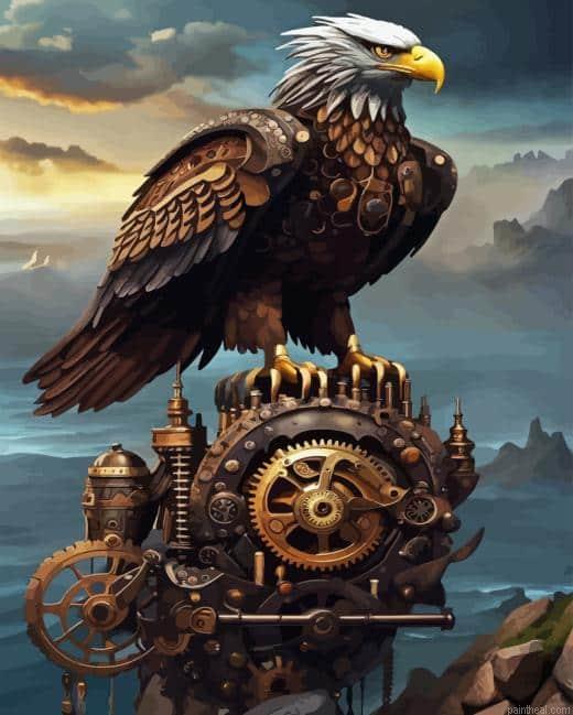 Steampunk eagle painting by numbers.jpeg