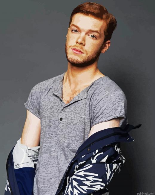 Stylish cameron monaghan painting by numbers.jpeg